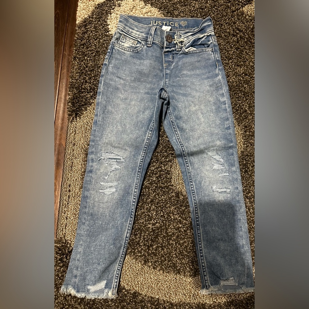 Justice jegging jeans 7slim little girls